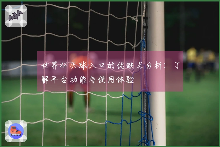 世界杯买球入口的优缺点分析：了解平台功能与使用体验
